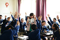 日本黄色大道君谊中学“新初中”